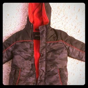 SOLD SOLD SOLD 3T Black with Red lining coat
